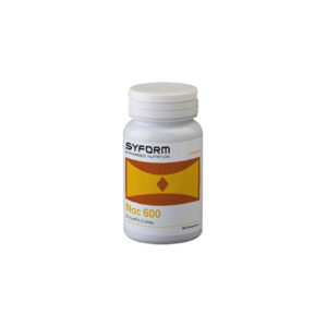 Confezione Syform Nac 600 60 cpr integratore N-acetil-L-cisteina antiossidante per difese immunitarie e protezione cellulare.