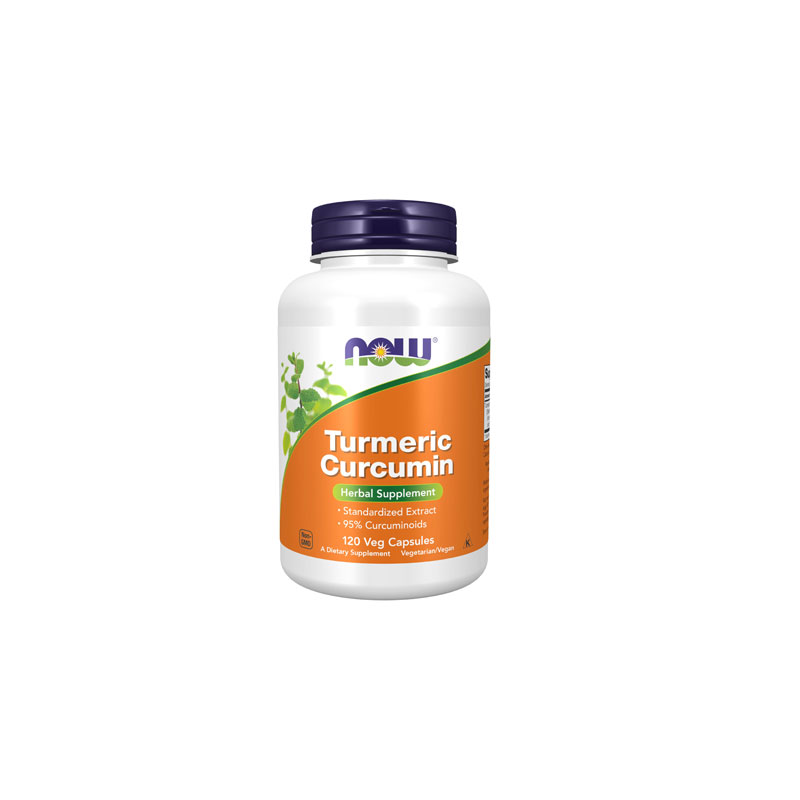 Now – Turmeric Curcumin 60 capsule vegetali barattolo integratore alimentare di estratto di curcuma