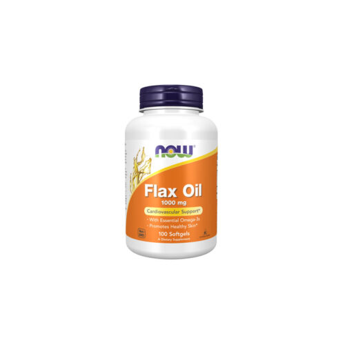 Now - Flax oil 1000 mg 100 sofgel