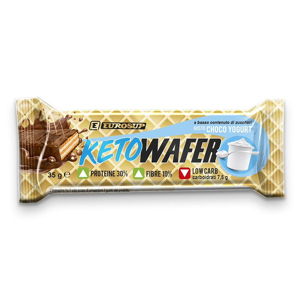 Cialda proteica croccante Eurosup - Keto Wafer 35 g