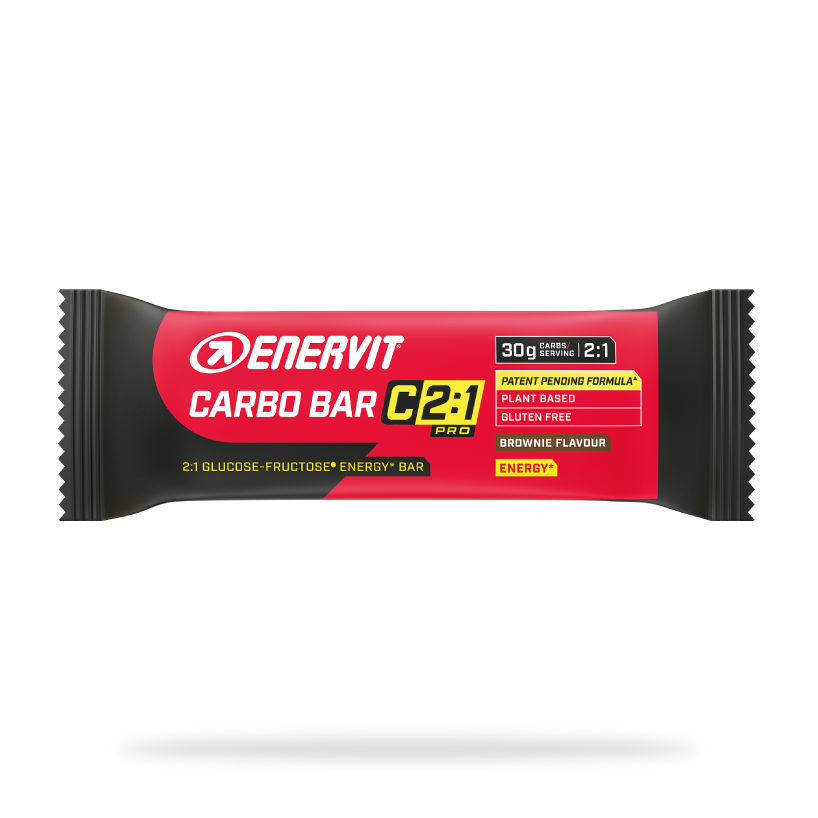Barretta energetica Enervit Carbo Bar C2:1PRO da 45g per sport d'endurance