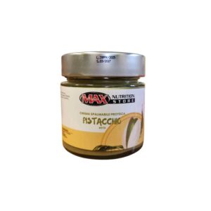 Barattolo di crema proteica al pistacchio Max Nutrition Store - Crema Spalmabile Pistacchio 200 gr