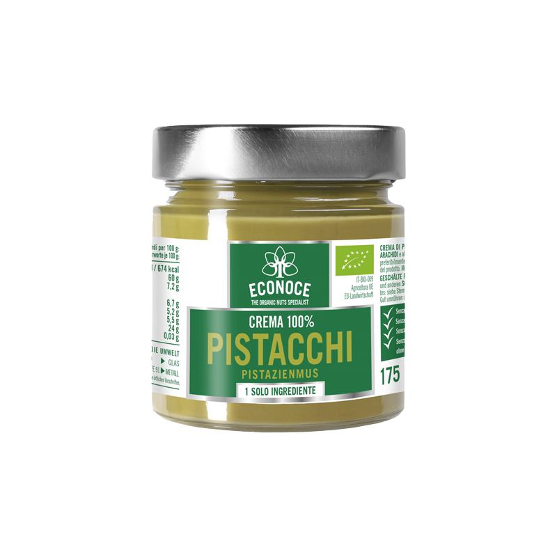 Vasetto di Econoce - Crema di Pistacchi 175 g Biologica