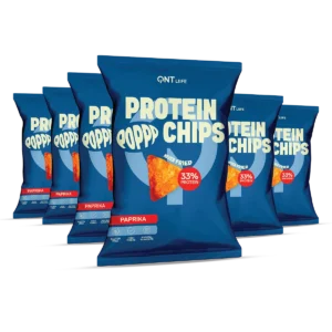 Sacchetto di patatine proteiche QNT Protein pop chips non fritte