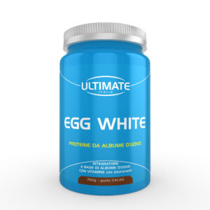 Ultimate – Egg White 750 g barattolo di integratore di proteine dell'albume d'uovo in polvere