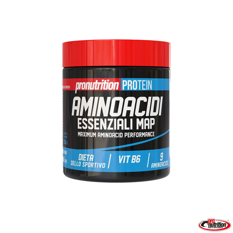 Pro Nutrition – Aminoacidi Essenziali Map 240 cpr confezione di integratore di aminoacidi essenziali MAP in compresse