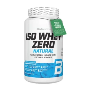 Biotech – Iso Whey Zero Natural 908 g barattolo di proteine isolate del siero del latte senza dolcificanti artificiali