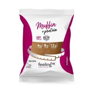 Confezione di Feeling Ok - Muffin Keto 50g dolce proteico e low carb
