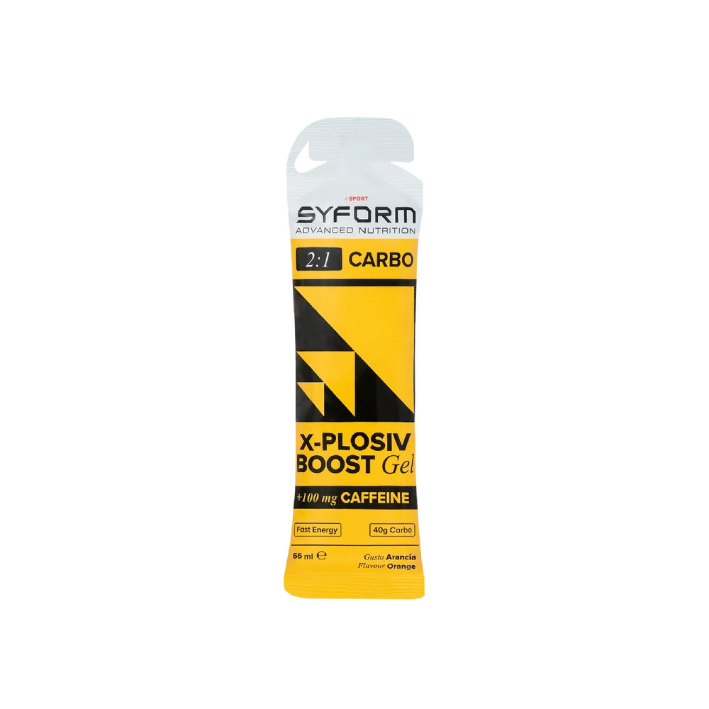 Syform - X-Plosiv Boost Gel 66 ml bustina di gel energetico con caffeina per lo sport