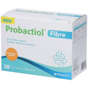 Confezione di Metagenics Probactiol Fibre 28 bustine integratore di fibre solubili e probiotici