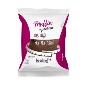 Confezione di Feeling Ok - Muffin Keto 50g dolce proteico e low carb