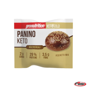 Panino proteico e low carb Pronutrition Panino Keto 50g linea Ketogold